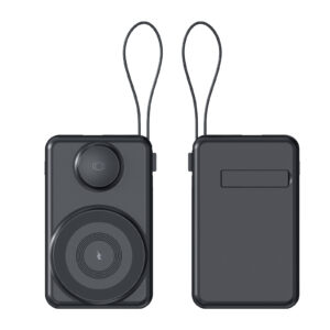 225501 KAYABEYİ 10.000 MAH SİYAH MAGSAFE  ve  WIRELESS POWERBANK