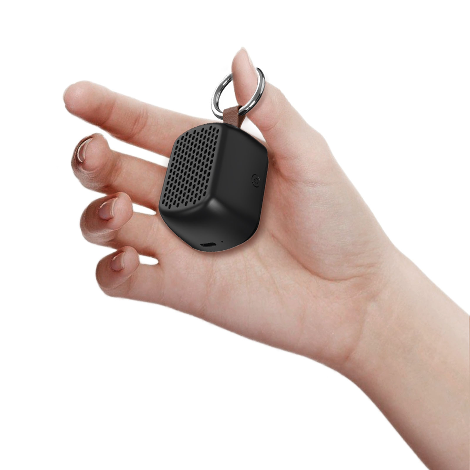 265401 AVAZ SİYAH BLUETOOTH MIKNATISLI IŞIKLI HOPARLÖR - Görsel 4