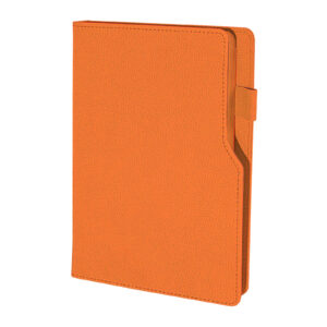 303016 BAHÇELİEVLER TURUNCU TARİHSİZ DEFTER (14,5X21 CM)