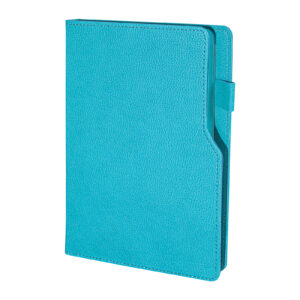 303023 BAHÇELİEVLER TURKUAZ TARİHSİZ DEFTER (14,5X21 CM)