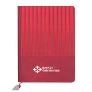 305304 DİKMEN KIRMIZI TARİHSİZ DEFTER (15X21 CM)