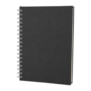 306801 ALTINDAĞ SİYAH KARELİ SPİRALLİ TARİHSİZ DEFTER (17X24 CM)
