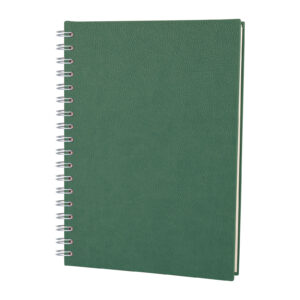 306810 ALTINDAĞ YEŞİL KARELİ SPİRALLİ TARİHSİZ DEFTER (17X24 CM)
