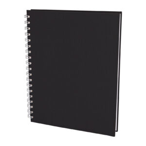 307801 SEĞMENLER SİYAH KARELİ SPİRALLİ TARİHSİZ DEFTER (19X25 CM)