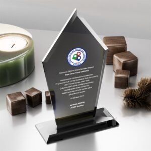 333 Füme Kristal Plaket