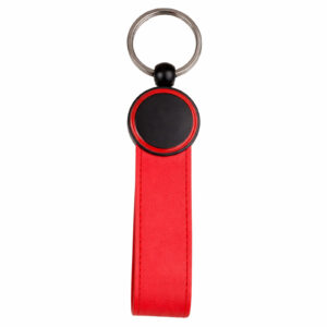 476504 AYDER KIRMIZI METAL-DERİ ANAHTARLIK