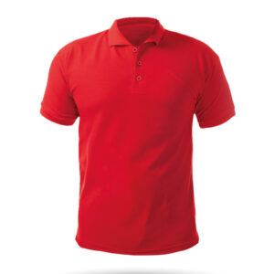 488904-XXL AÇELYA KIRMIZI XXL POLO YAKA TİŞÖRT