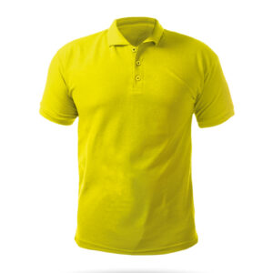 488906-S AÇELYA SARI S POLO YAKA TİŞÖRT